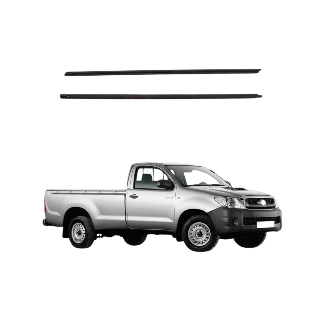 Aftermarket Window Weather Strip Trim Set: Hilux 2-Door (2005-2015)