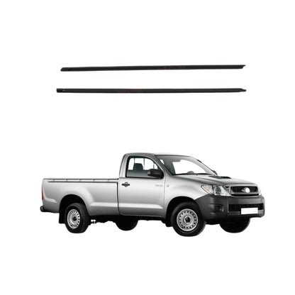 Aftermarket Window Weather Strip Trim Set: Hilux 2-Door (2005-2015)
