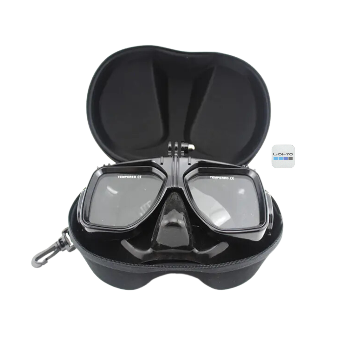 Multifunctional Diving Mask with Camera Mount for GoPro & Action Cameras