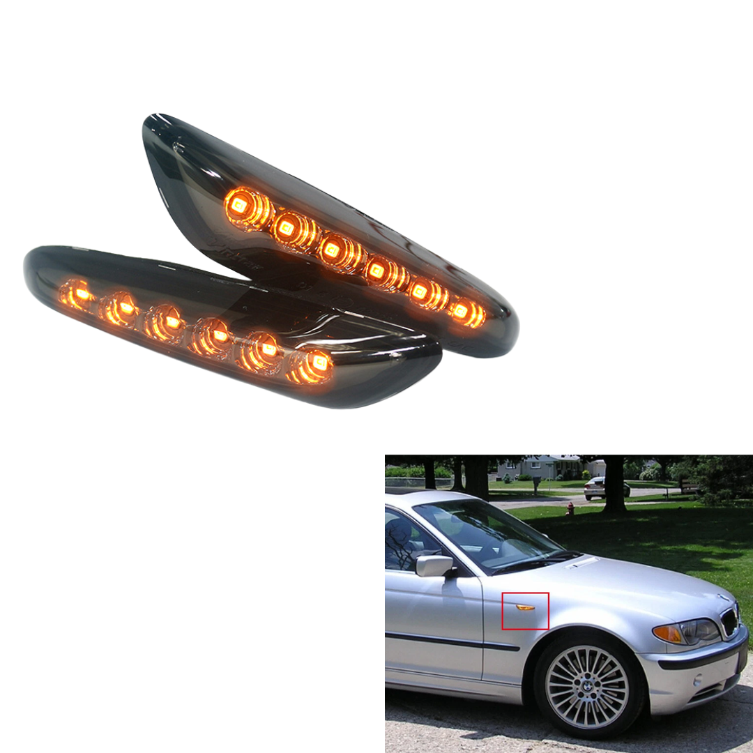 Smoke Solid LED Indicator Set: BMW E46 /E90/E91/E92/E93