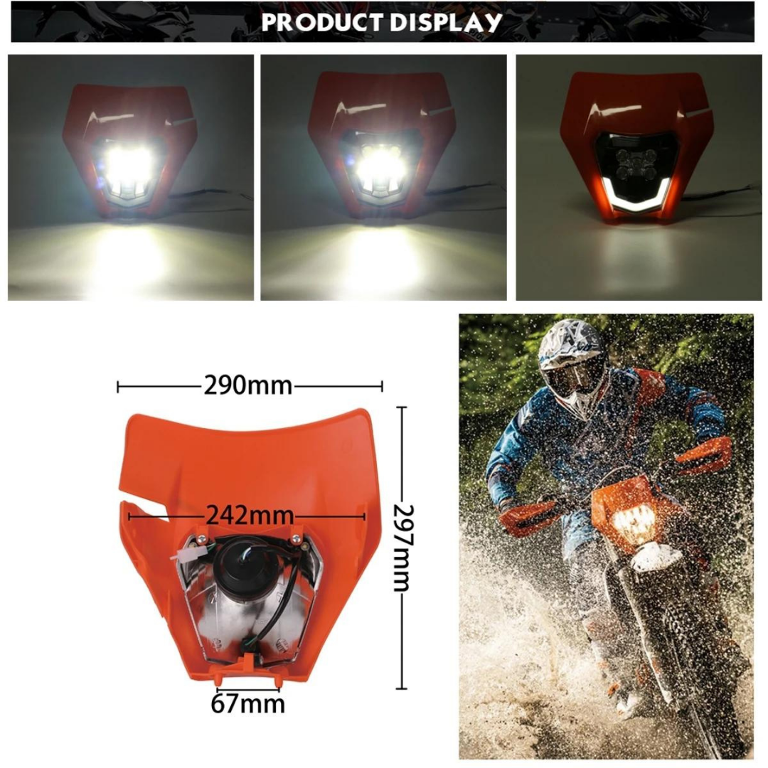 Universal LED Motorcycle Headlight - 30W