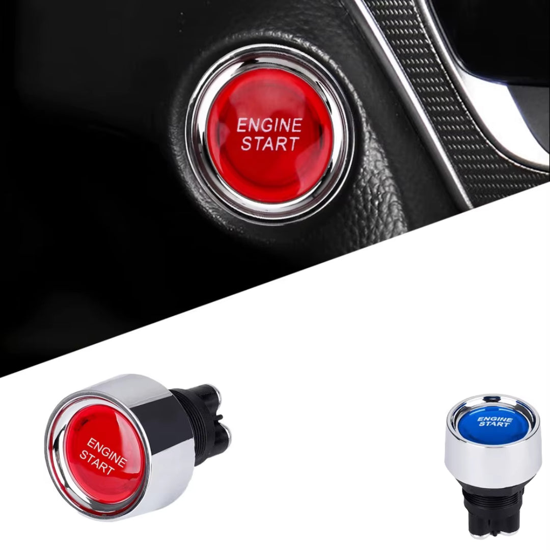 Custom Ignition Push Start Button (Blue or Red)