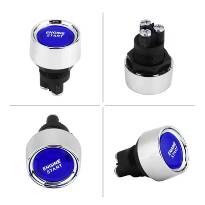 Custom Ignition Push Start Button (Blue or Red)