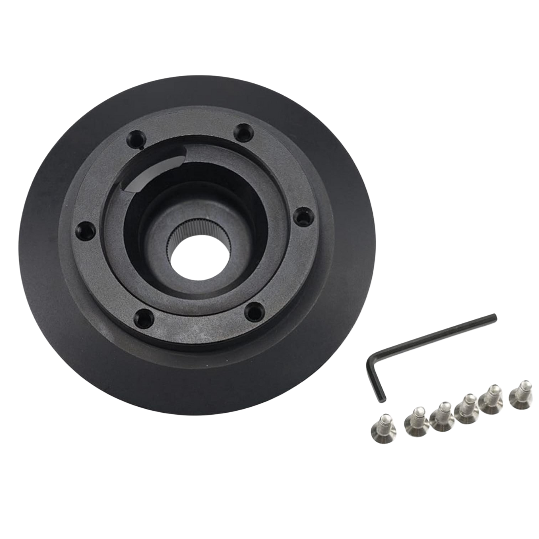 Aftermarket Slim Steering Wheel Hub Adaptor Compatible with BMW E46