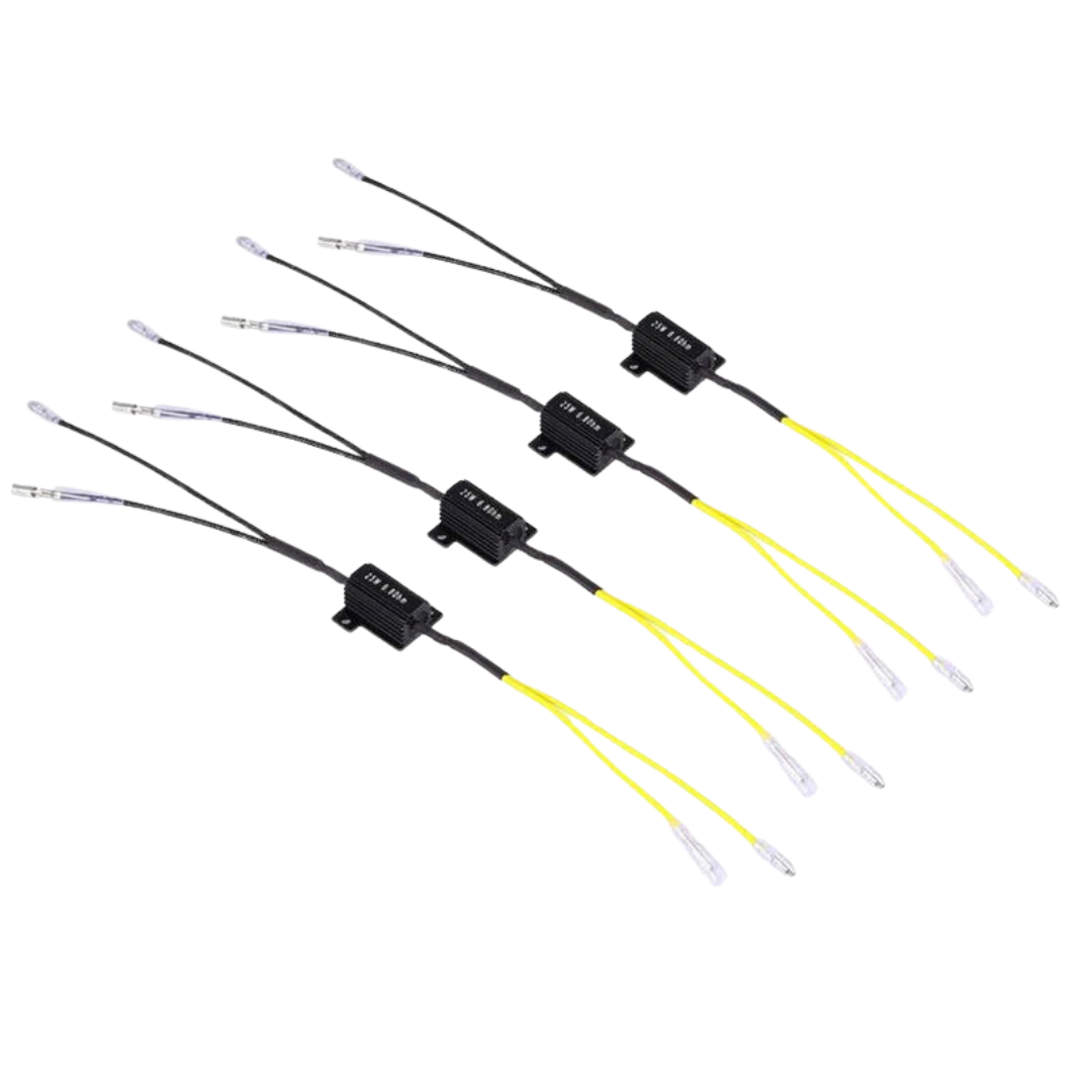 Motorcycle Resistors For Indicators: 4 Pack (25W)