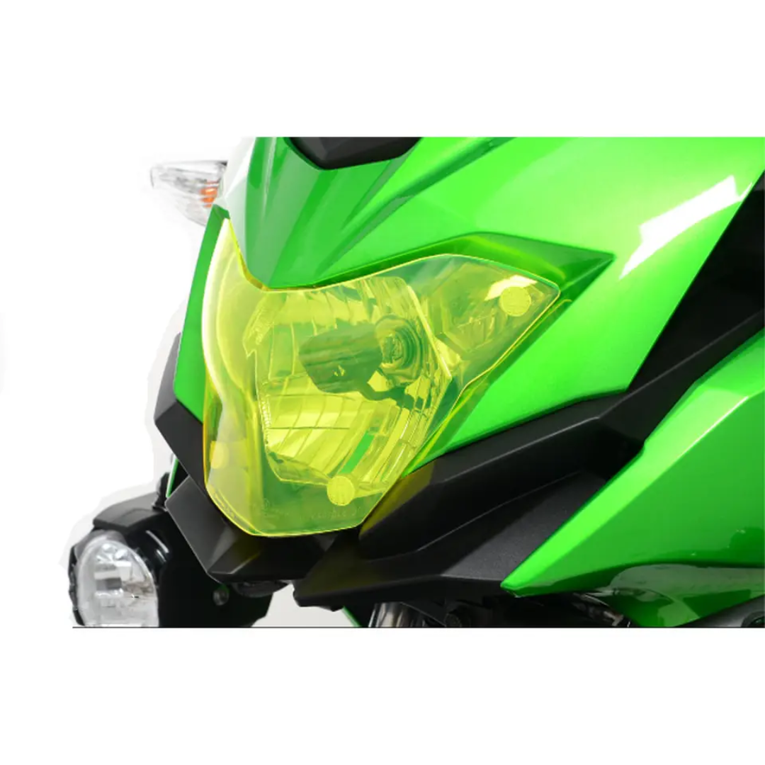 Yellow Headlight Protection/Cover Compatible with Kawasaki Versys-X 300 (2017-)
