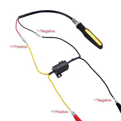 Motorcycle Resistors For Indicators: 4 Pack (25W)