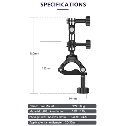 Motorcycle and Bicycle Handlebar Clamp Mount For GoPro Hero 9/10/11