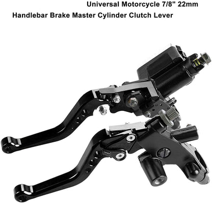 Motorcycle Brake and Clutch Perch/Lever Set