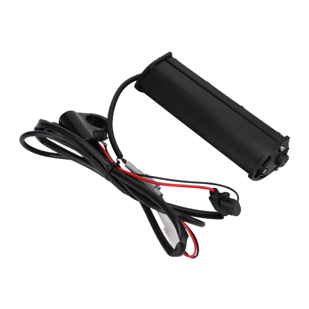 Custom Motorcycle LED Light Bar with Wiring & Switch