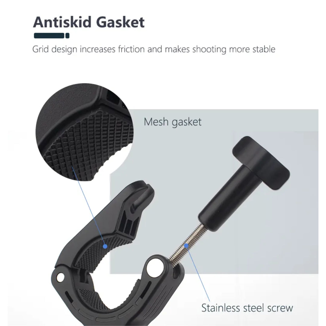 Motorcycle and Bicycle Handlebar Clamp Mount For GoPro Hero 9/10/11