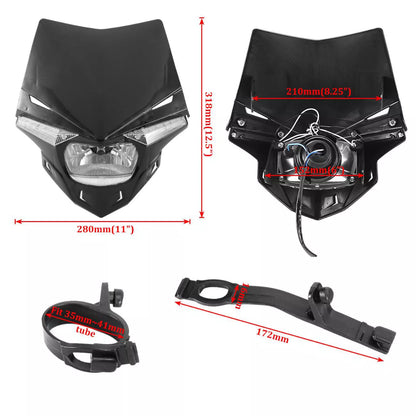 Universal Aftermarket Motorcycle Headlight (12V)
