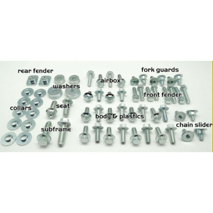 Yamaha YZ & YZF Bolt Kit: 60-Piece