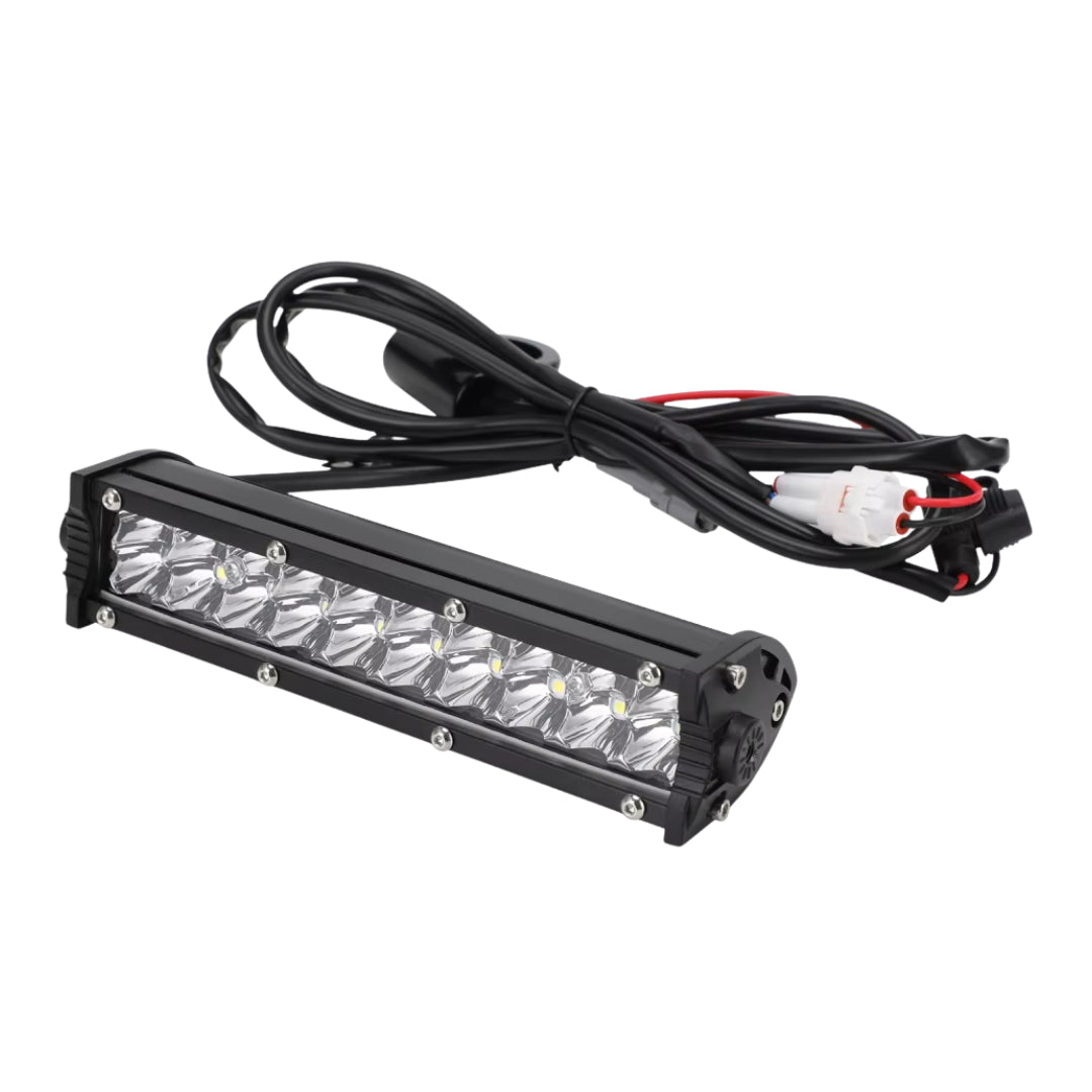 Custom Motorcycle LED Light Bar with Wiring & Switch