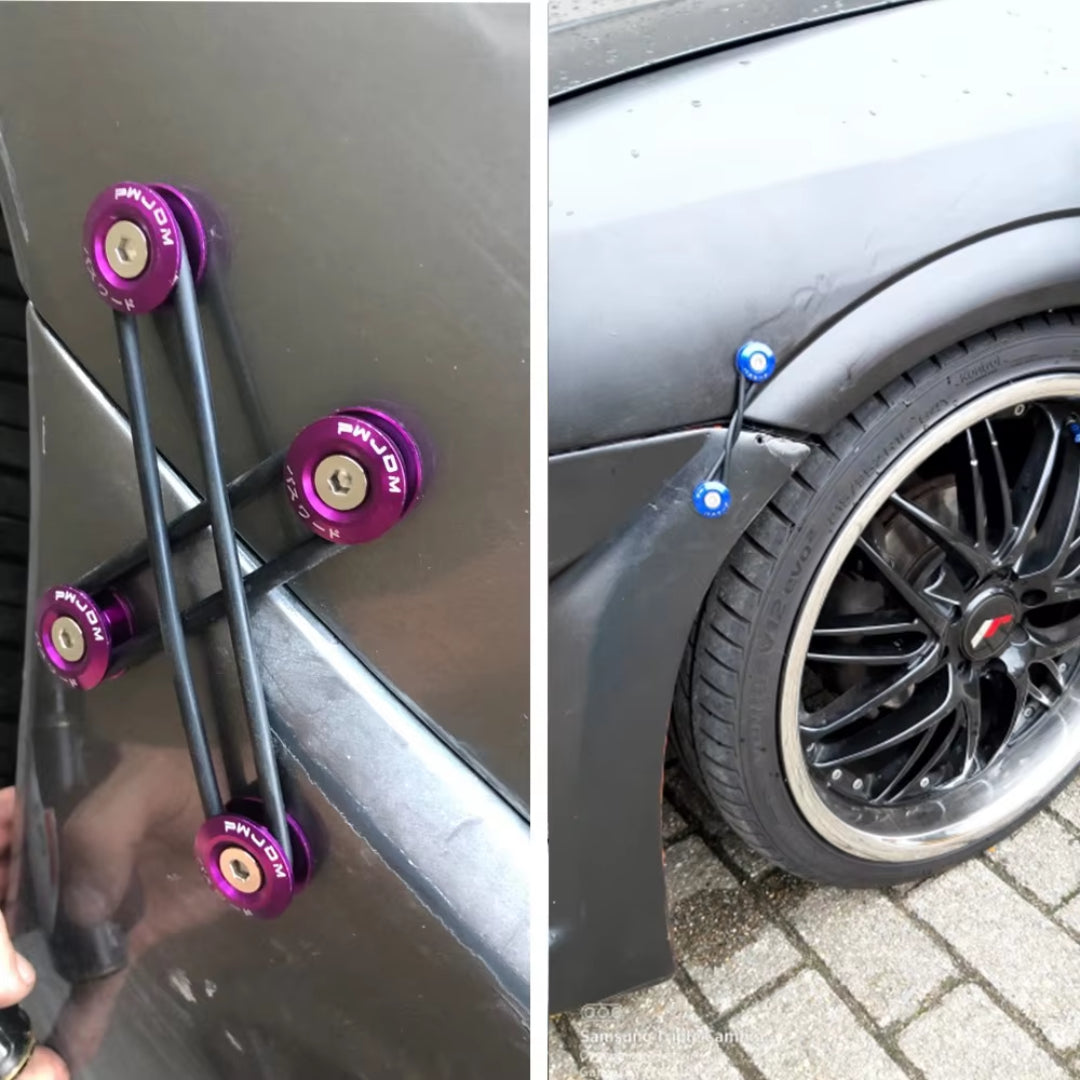 Quick release kit for Bumpers: Fixing Clips/ O-Rings/ Fasteners