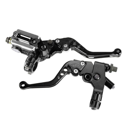 Motorcycle Brake and Clutch Perch/Lever Set