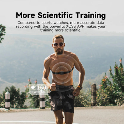 XOSS X2 Heart Rate Monitor Chest Strap for Sports/Cycling Bluetooth & Ant+
