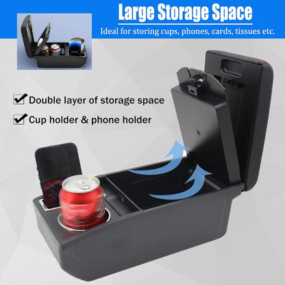Center Console & Cup Holder Compatible with Suzuki Jimny 3/5 Door(2019-)