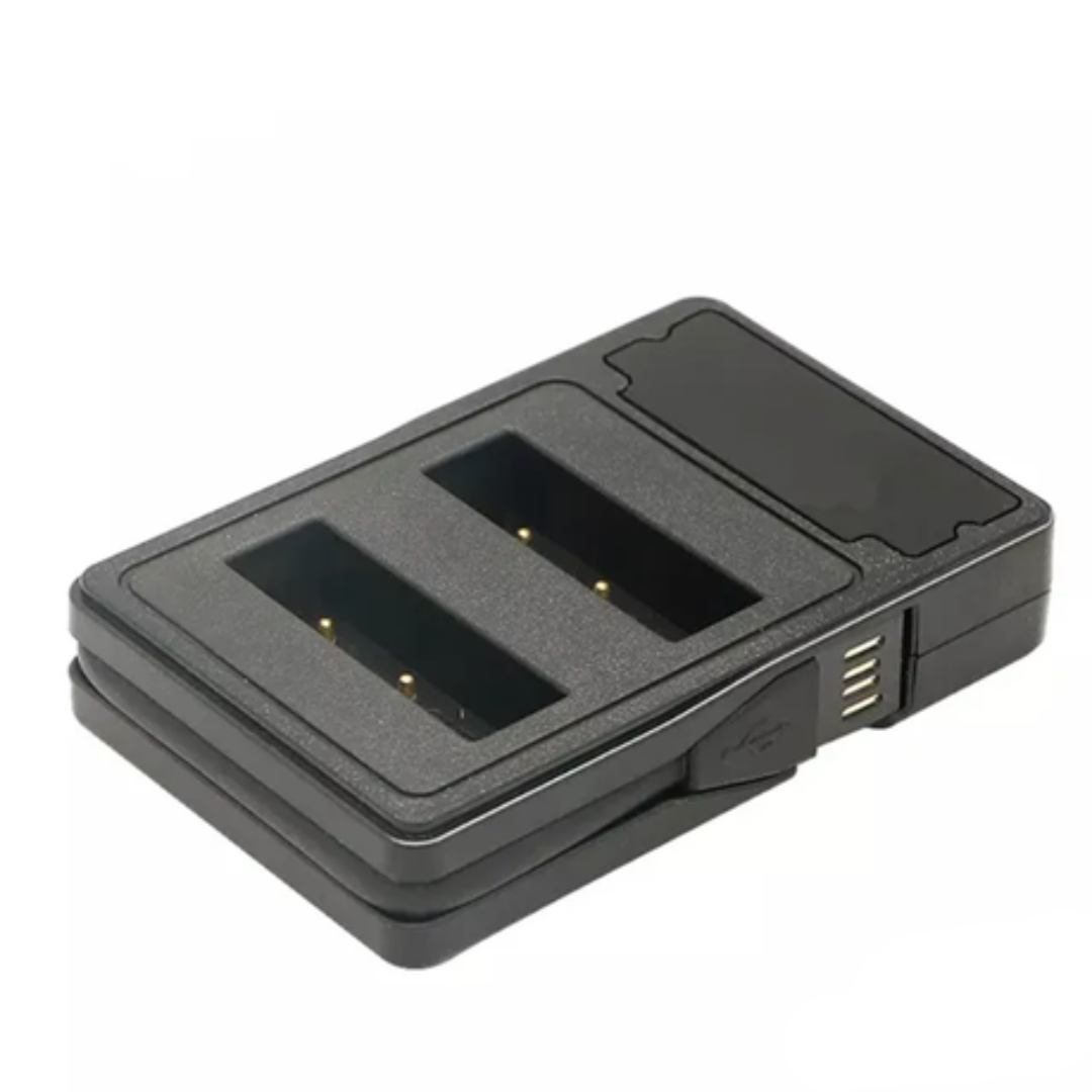 Dual USB Battery Charger with LCD Display Screen for GoPro Hero9/10/11