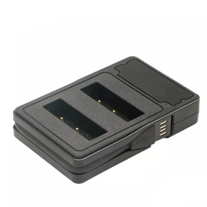 Dual USB Battery Charger with LCD Display Screen for GoPro Hero9/10/11