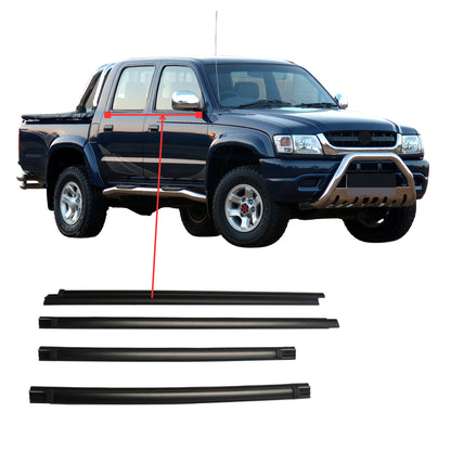 Window Weather Strip Set Compatible With Toyota Hilux 4-Door (1997-2004)