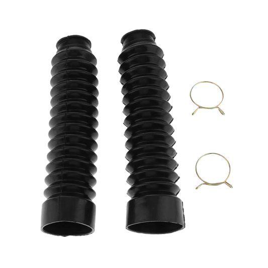 Aftermarket Fork Shock Boot Cover Set Compatible with CG125 (2-Piece)